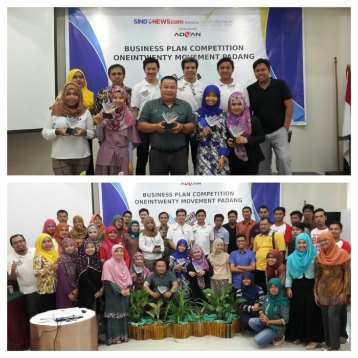 Pemenang dan Peserta Bisnis Plan Contest One in Twenty Movement Padang