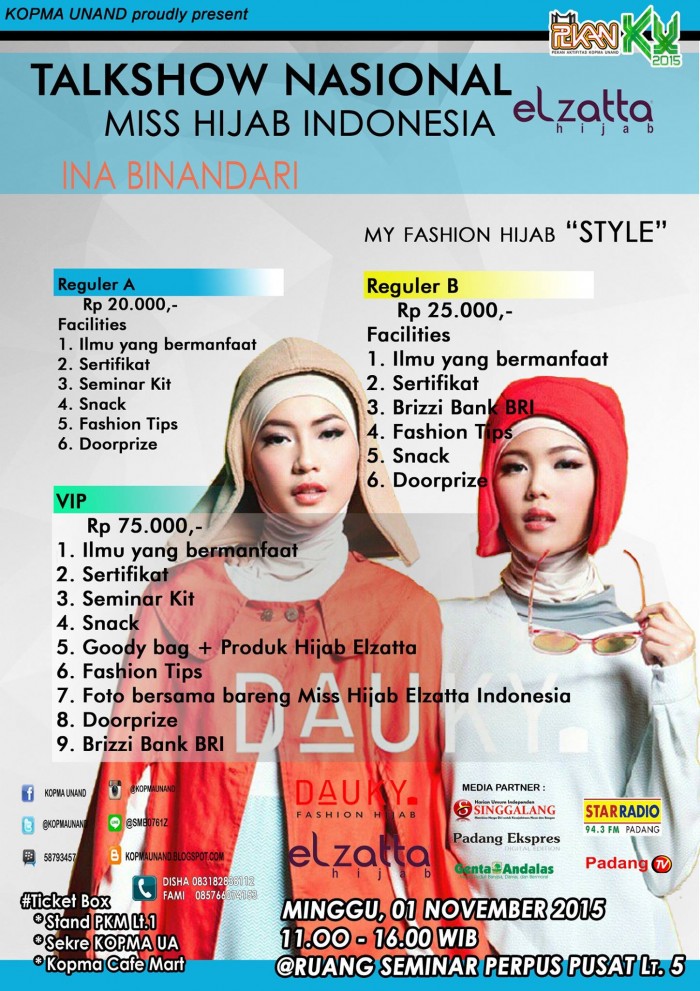 Talkshow Nasional Miss Hijab Indonesia