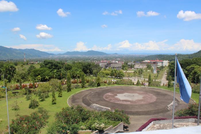Pemandangan Kota Padang dari Ketinggian Rektorat Unand