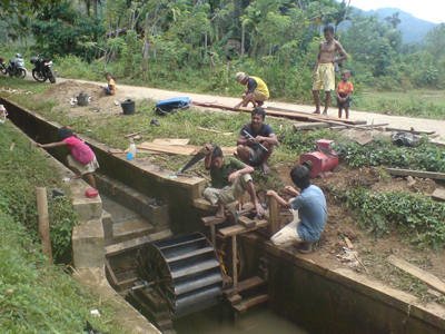 PLTMH Karya Mahasiswa FTI-UBH Masuk Nominasi Penghargaan Energi 2013 Kementerian ESDM