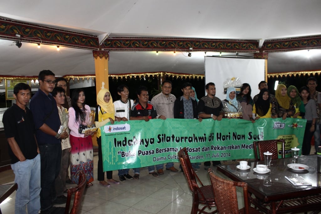 Silaturrahmi Dengan Media, Indosat Padang Adakan Buka Puasa Bersama