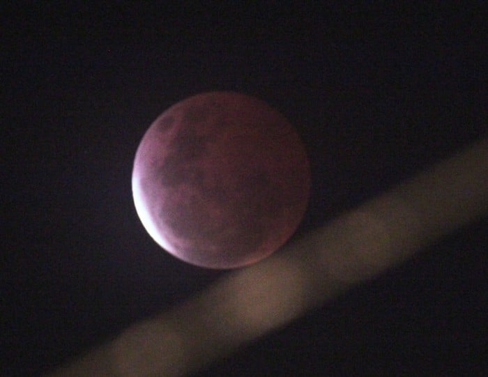 Gerhana Bulan Total dan Bulan Berwarna Merah | Dokumentasi BMKG Padang Panjang