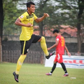 Leo Guntara Sukses Cetak Gol Untuk Semen Padang FC