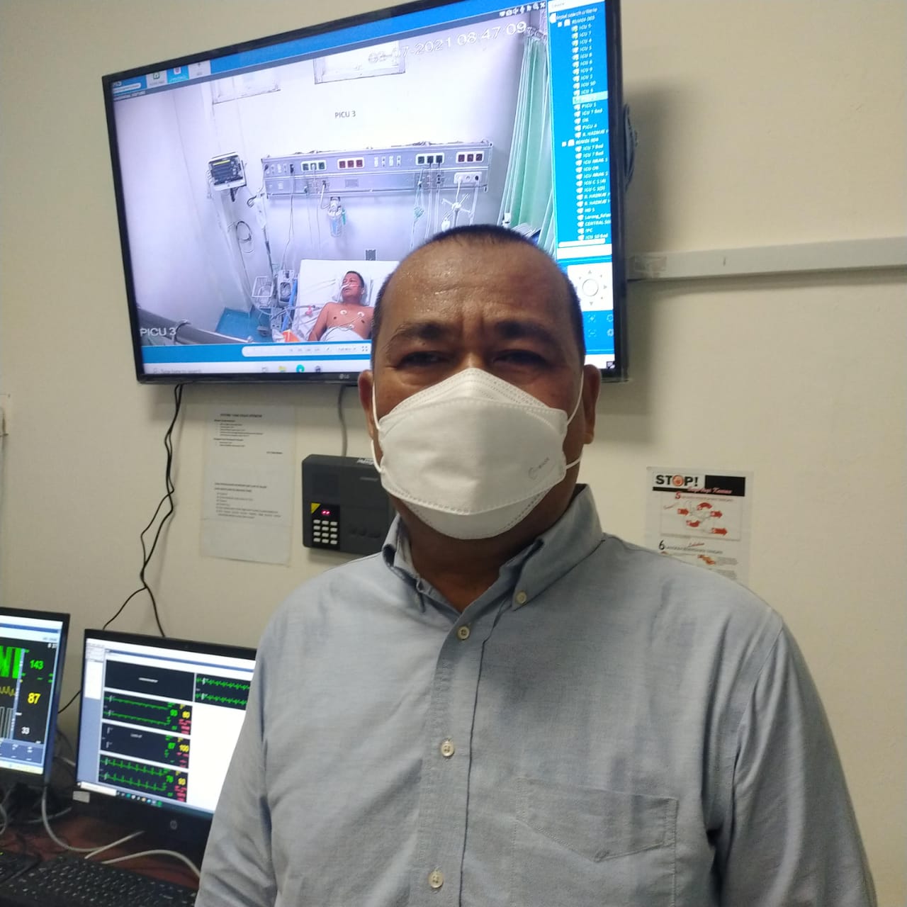 Pejabat Pemberi Informasi dan Dokumentasi (PPID) RSUP M Djamil Padang. Gustianof (foto : Noura/infosumbar)