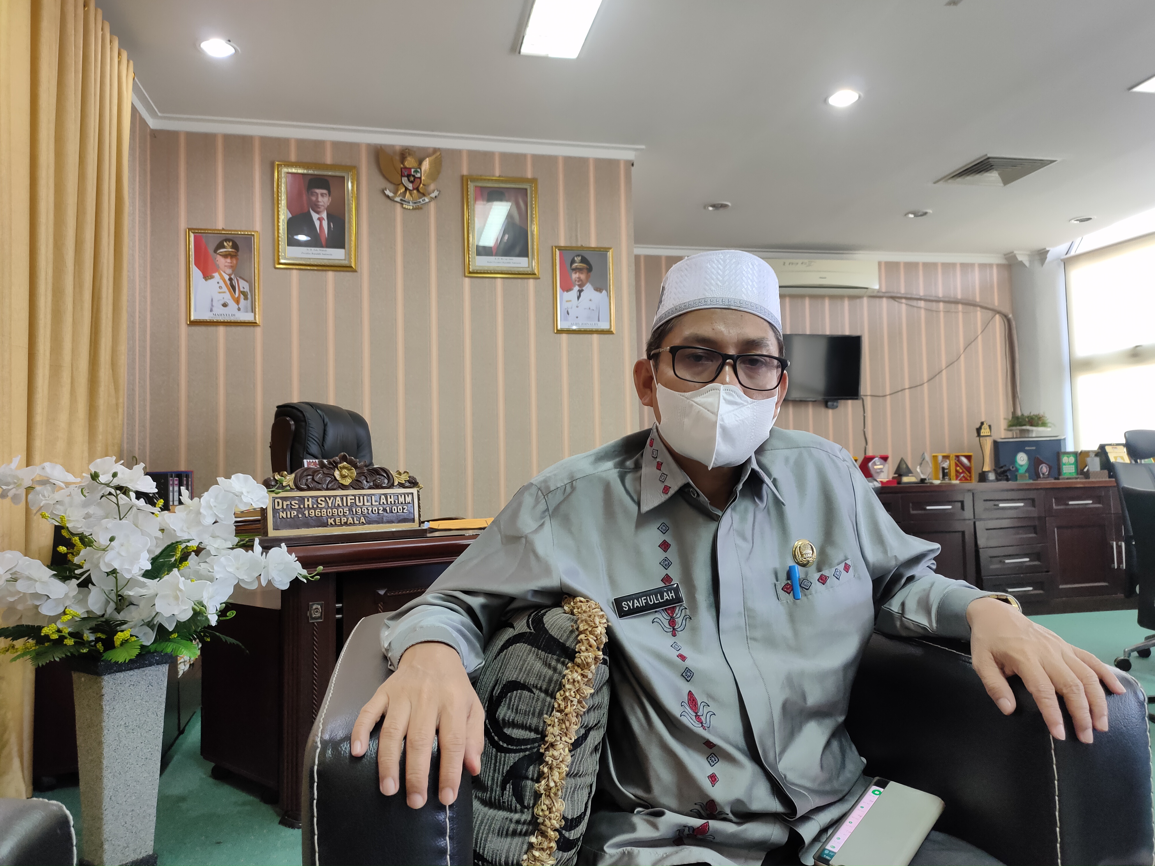 Kepala Biro Bintal dan Kesra Sumatera Barat, Syaifullah (dok.Fathia/infosumbar)