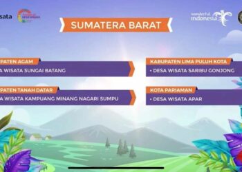 Empat Desa di Sumbar Lolos 50 Besar Kandidat Anugrah Desa Wisata Indonesia