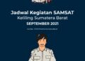 Jadwal Samsat Keliling Sumatera Barat September 2021