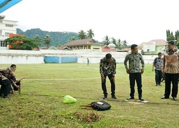 Pemerintah Kabupaten Tanah Datar Gelar Sholat Idul Fitri 1443 Hijriyah di Lapangan Gumarang Batusangkar