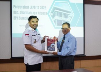 Serahkan LKPD Tahun 2022 kepada BPK RI, Pemkab Dharmasraya Bidik WTP Kedelapan Berturut-turut