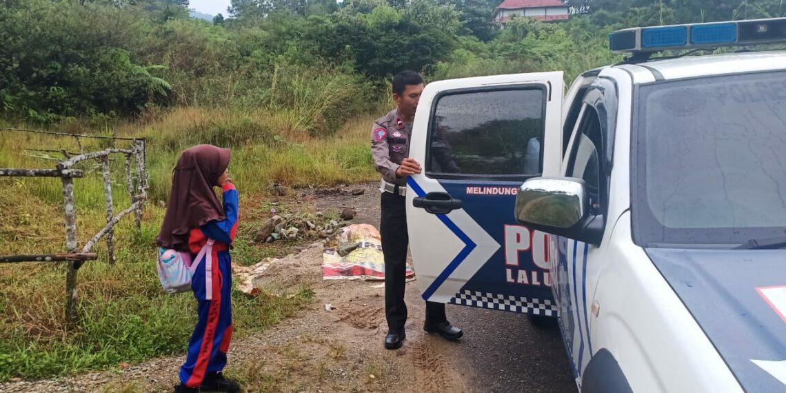 Satlantas Polres Solok Siapkan Layanan Antar Jemput Anak Sekolah
