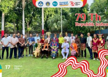 Jadi Delegasi The 17th Asia Pasific Bond Theatre School Festival, Rektor ISI Padangpanjang dan Rombongan Ikuti Upacara HUT RI di New Delhi