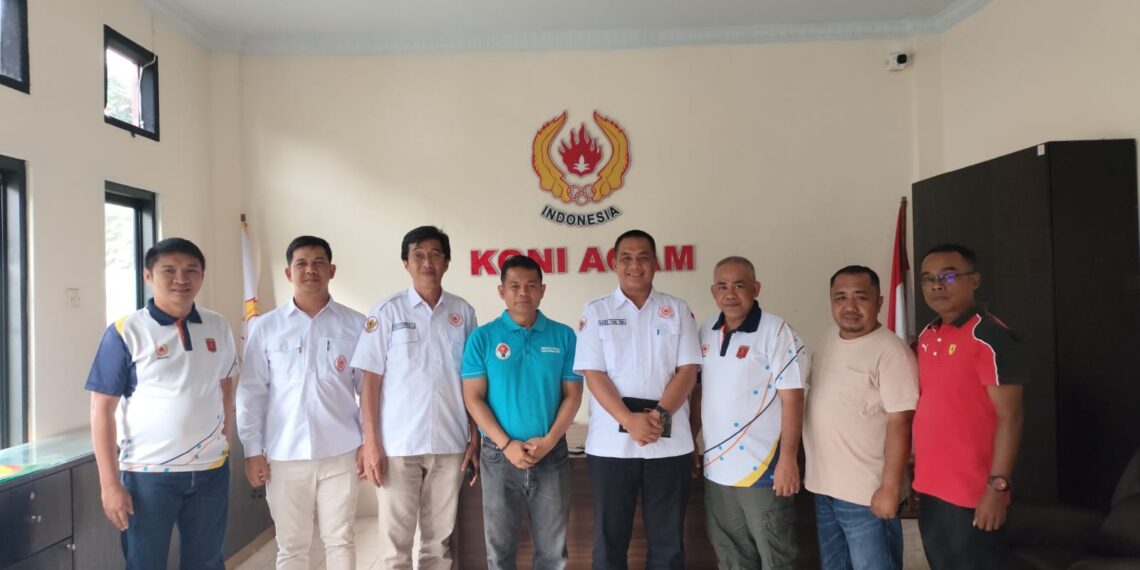 KONI Tapanuli Selatan Studi Banding ke KONI Agam